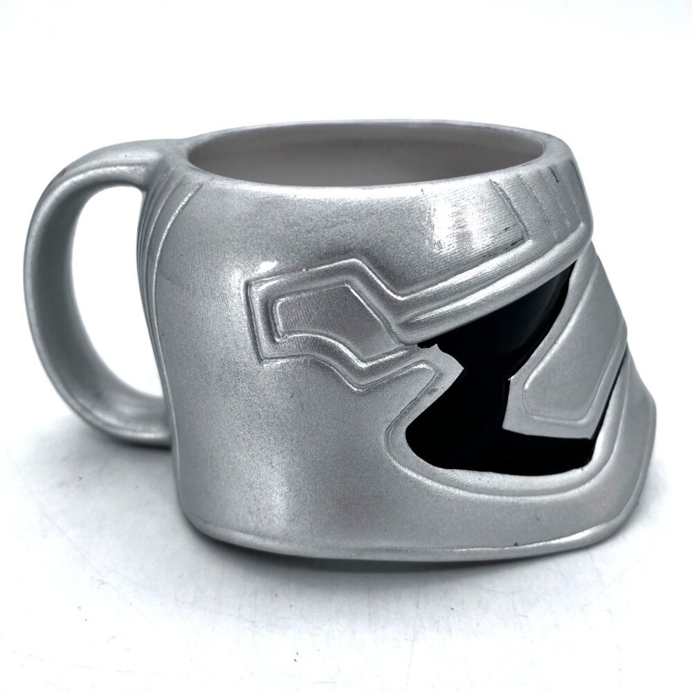 Star Wars Captain Phasma Helmet Mug Cup By Zak! Silver Ceramic Collectible 2015